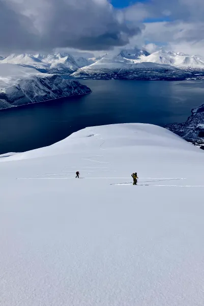 Ski de andonnée dans les Alpes de Lyngen (Norvège)